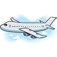 Airplane coloring pages