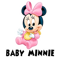 Baby minnie mouse coloring pages