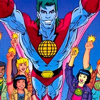 Captain planet coloring pages