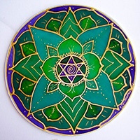 Chakra mandalas coloring pages