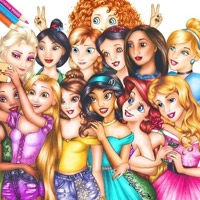 Disney Princesses coloring pages