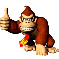 Donkey kong coloring pages