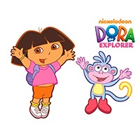 Dora and boots coloring pages