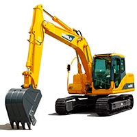 Excavator coloring pages