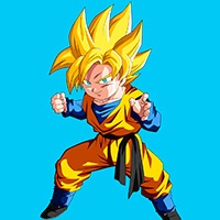 Goten super saiyan coloring pages