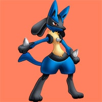 Lucario coloring pages