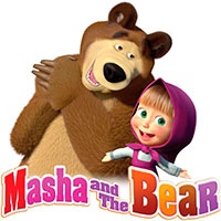 Mascha and bear coloring pages