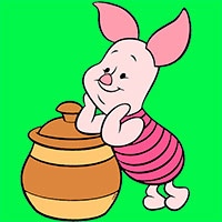 Piglet coloring pages