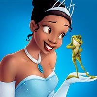 Princess and the frog coloring pages