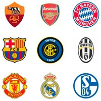 Soccer logos coloring pages