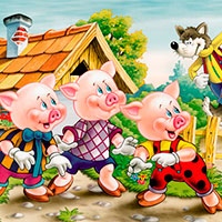 Three Little Pigs Coloring Pages