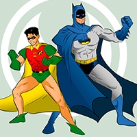 Batman and robin coloring pages