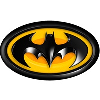 Batman logo coloring pages