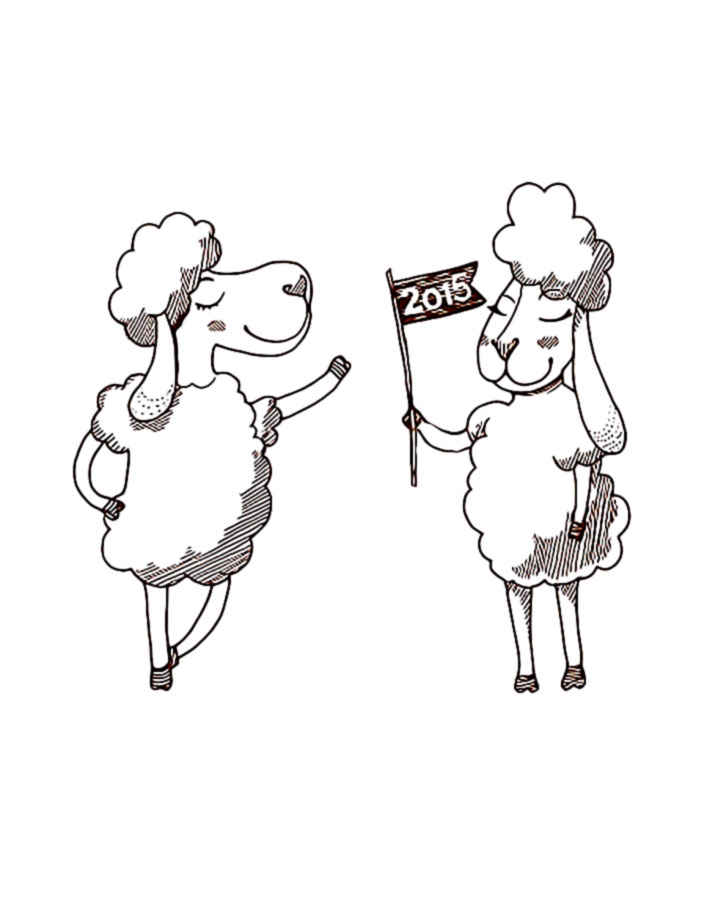 year of the sheep coloring pages - photo #20