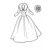 Girl's Dresses coloring pages