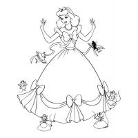 Girl's Dresses coloring pages