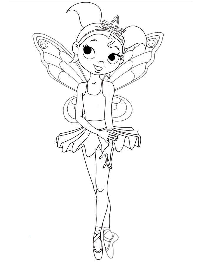 fairy bratz coloring pages - photo #15