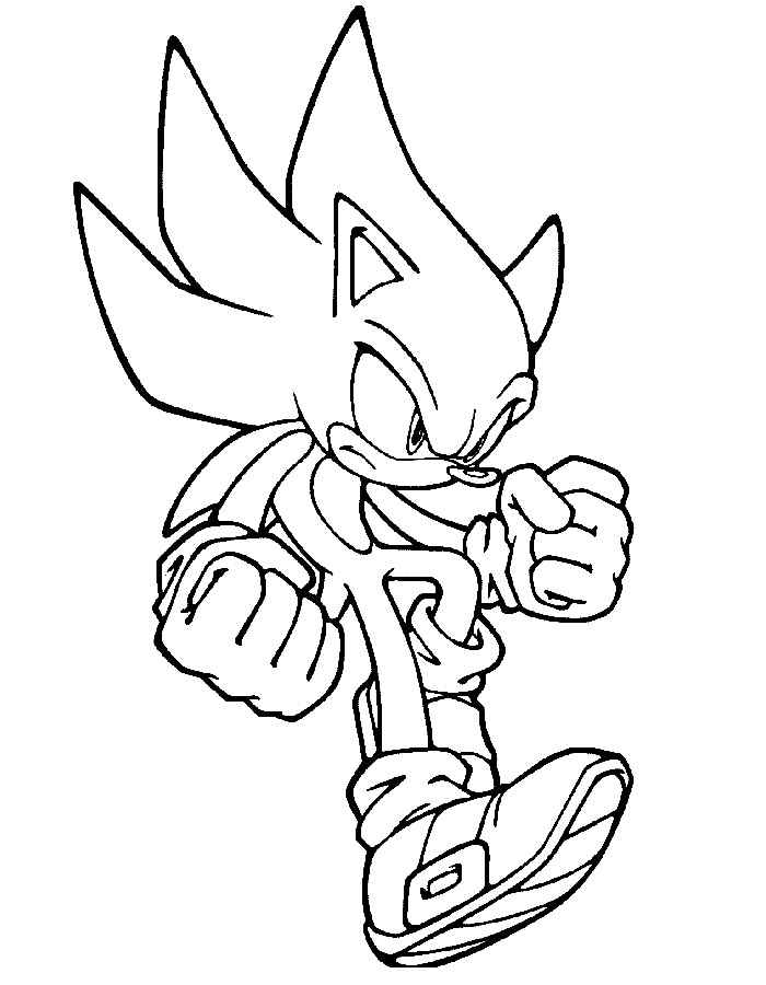Free Sonic Coloring Pages to Print