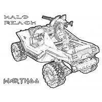 Halo coloring pages