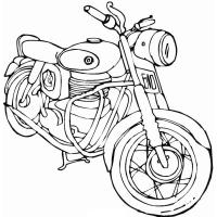 Harley davidson coloring pages
