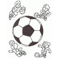 Soccer player coloring pages