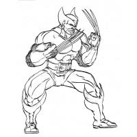 Wolverine coloring pages