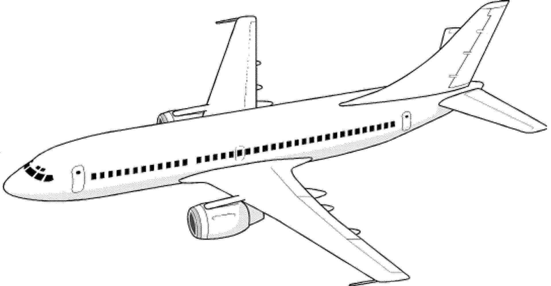 Coloring Pages Plane