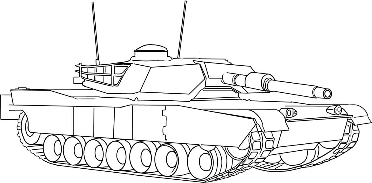 Tanks Coloring Pages Army Sheets