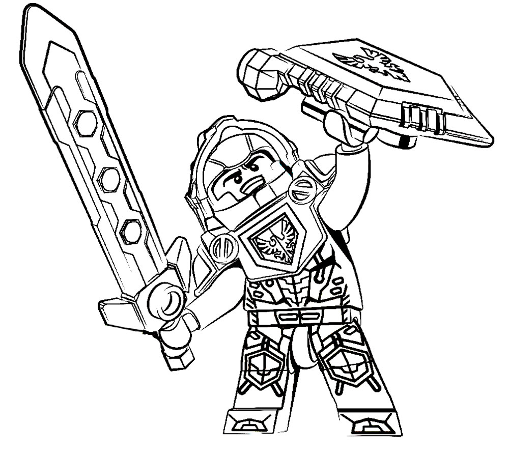 Lego Nexo Knights coloring pages