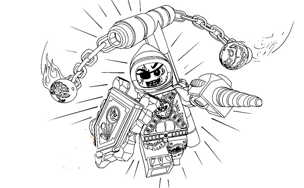 Lego Nexo Knights coloring pages