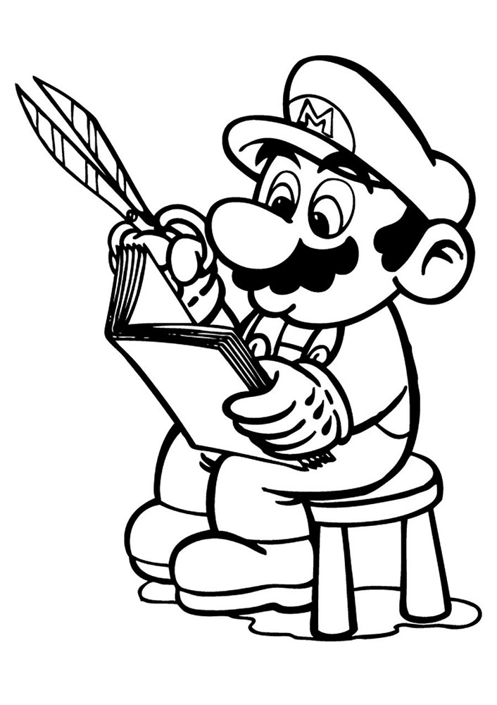 Super Mario Bros Coloring Page Super Mario Coloring Pages Bing Images Super Mario 