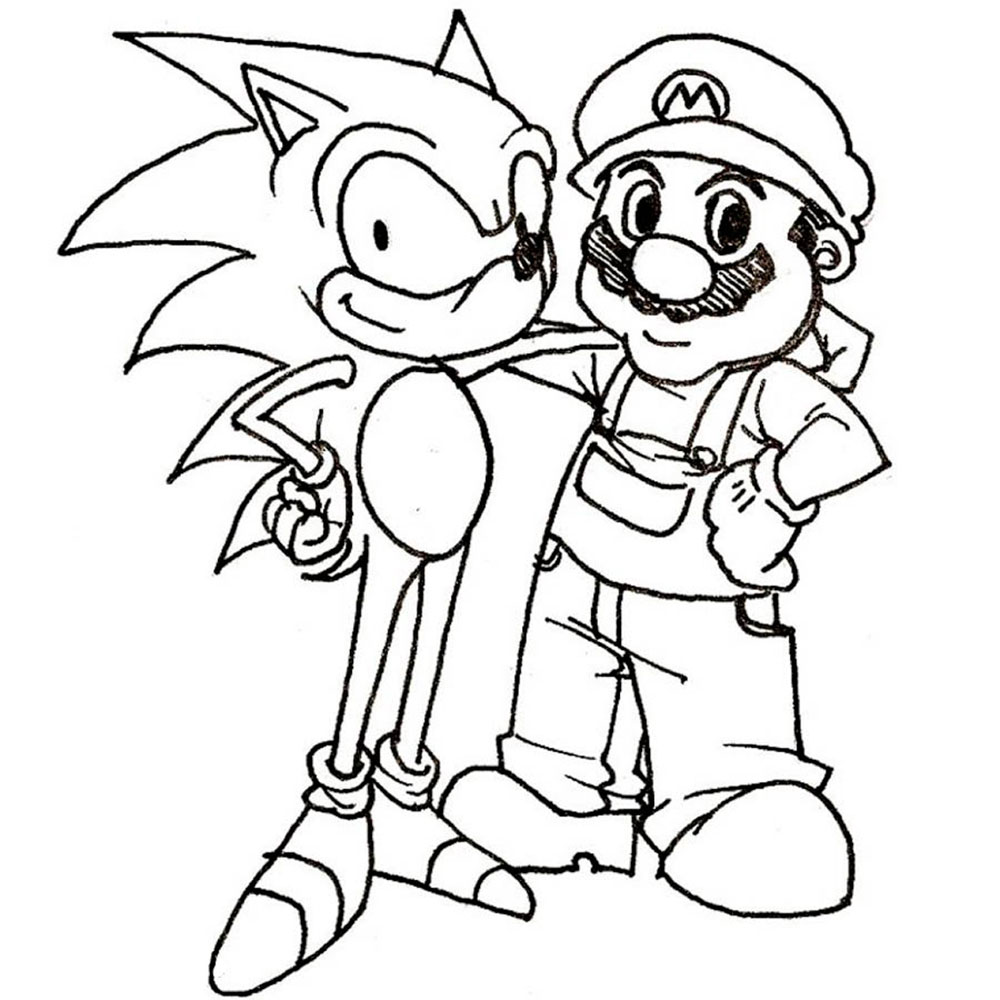 Super Mario Bros coloring pages