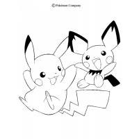 Pikachu coloring pages