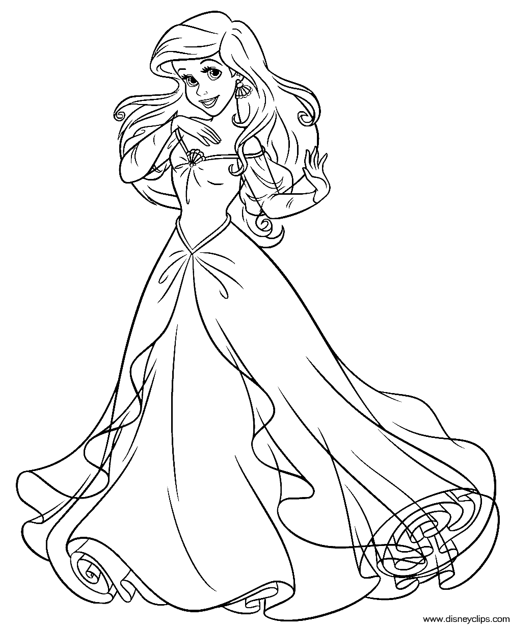 The Little Mermaid Coloring Pages