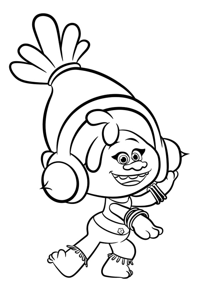 Trolls Coloring pages