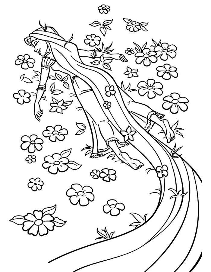 tangled castle coloring pages - photo #20