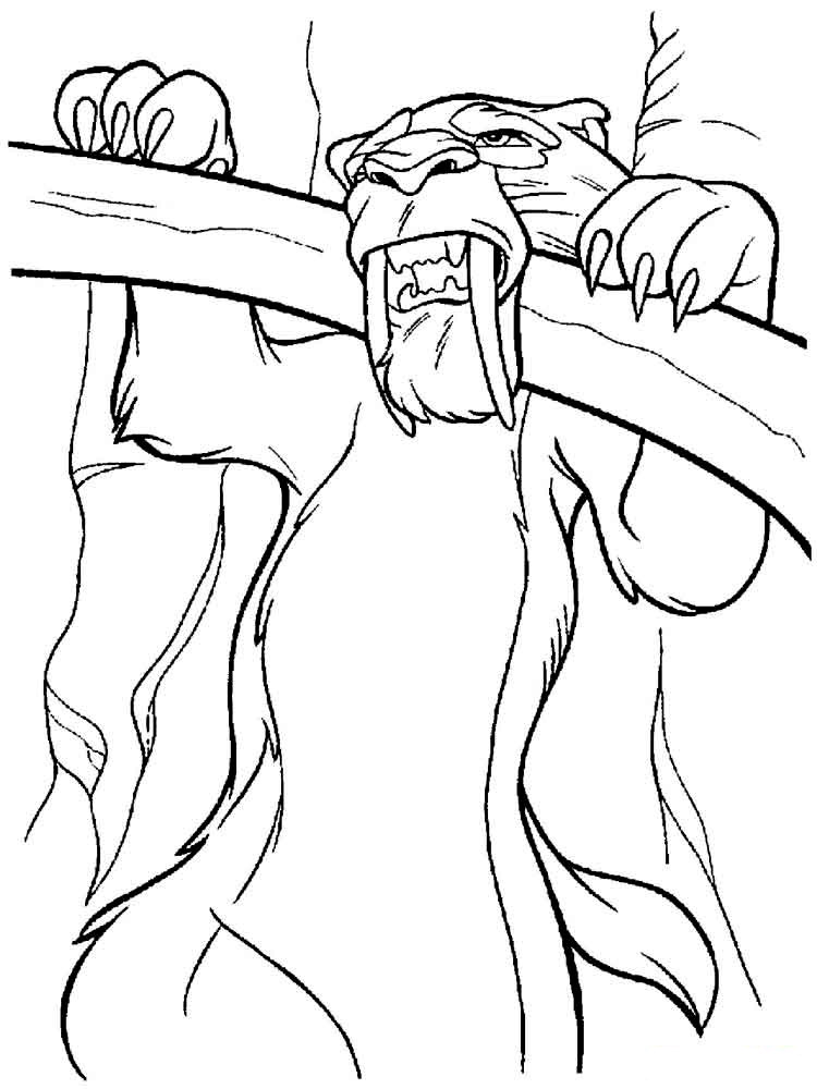 ice age coloring pages for kids - photo #21