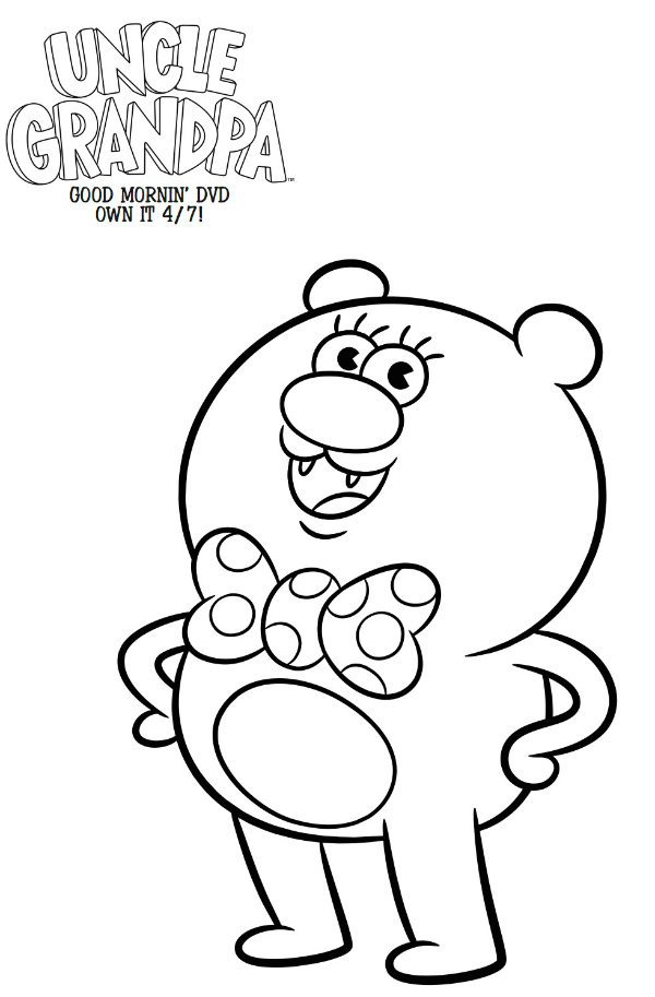 uncle grandpa coloring pages for kids - photo #10