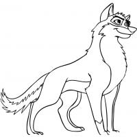 Anime animals coloring pages