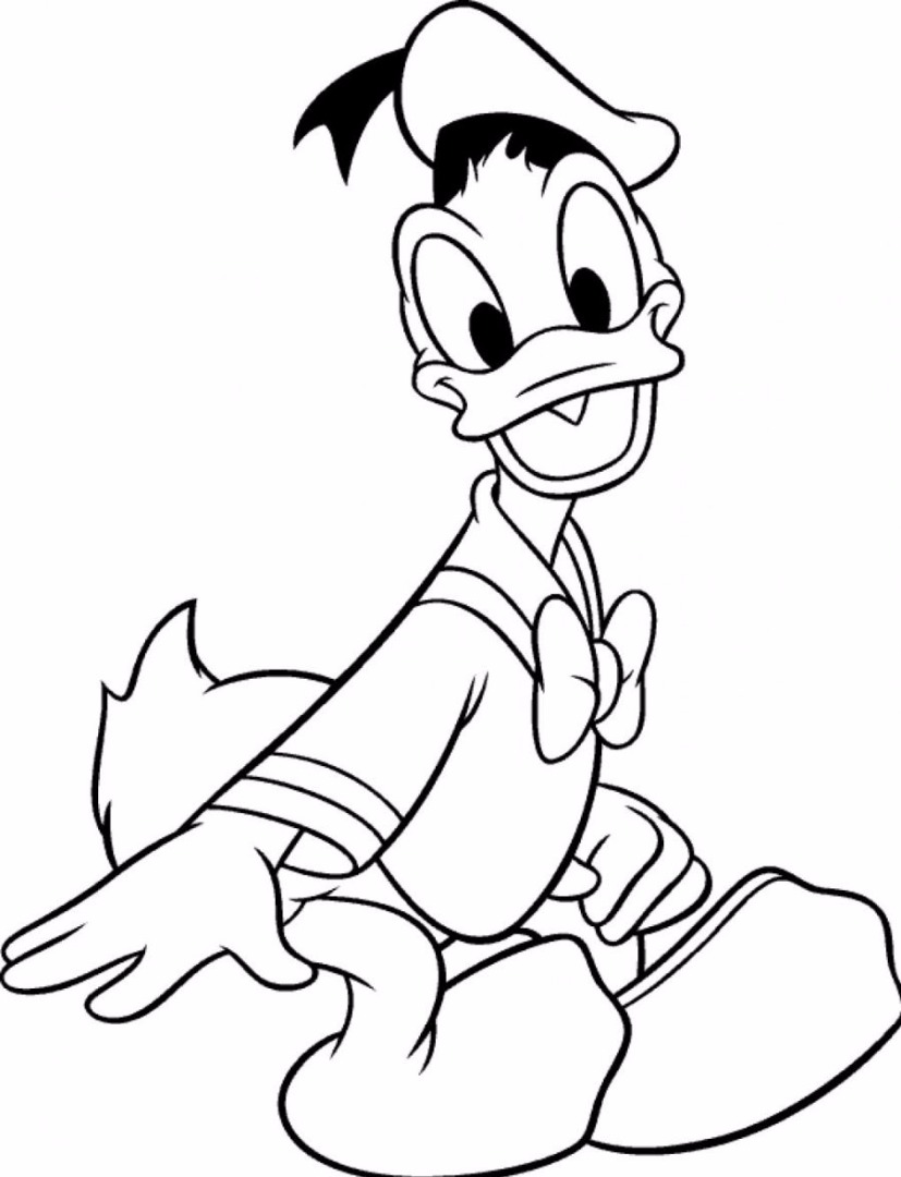 daisy duck coloring pages for kids - photo #48