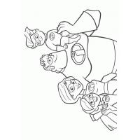 Disney the incredibles coloring pages