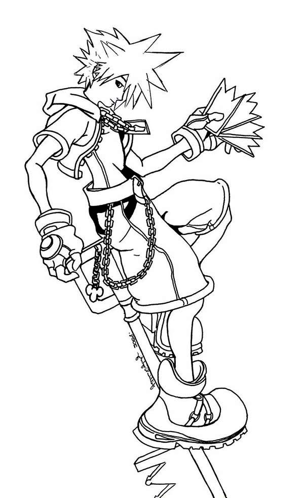kingdom hearts coloring pages7