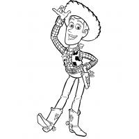 Woody coloring pages