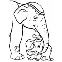 Dumbo Coloring Pages