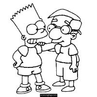 Simpson coloring pages