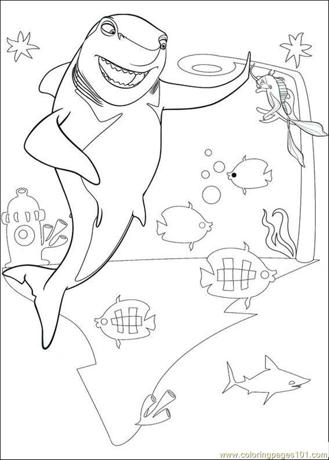 Tales Coloring Pages Shark Fish Sharks
