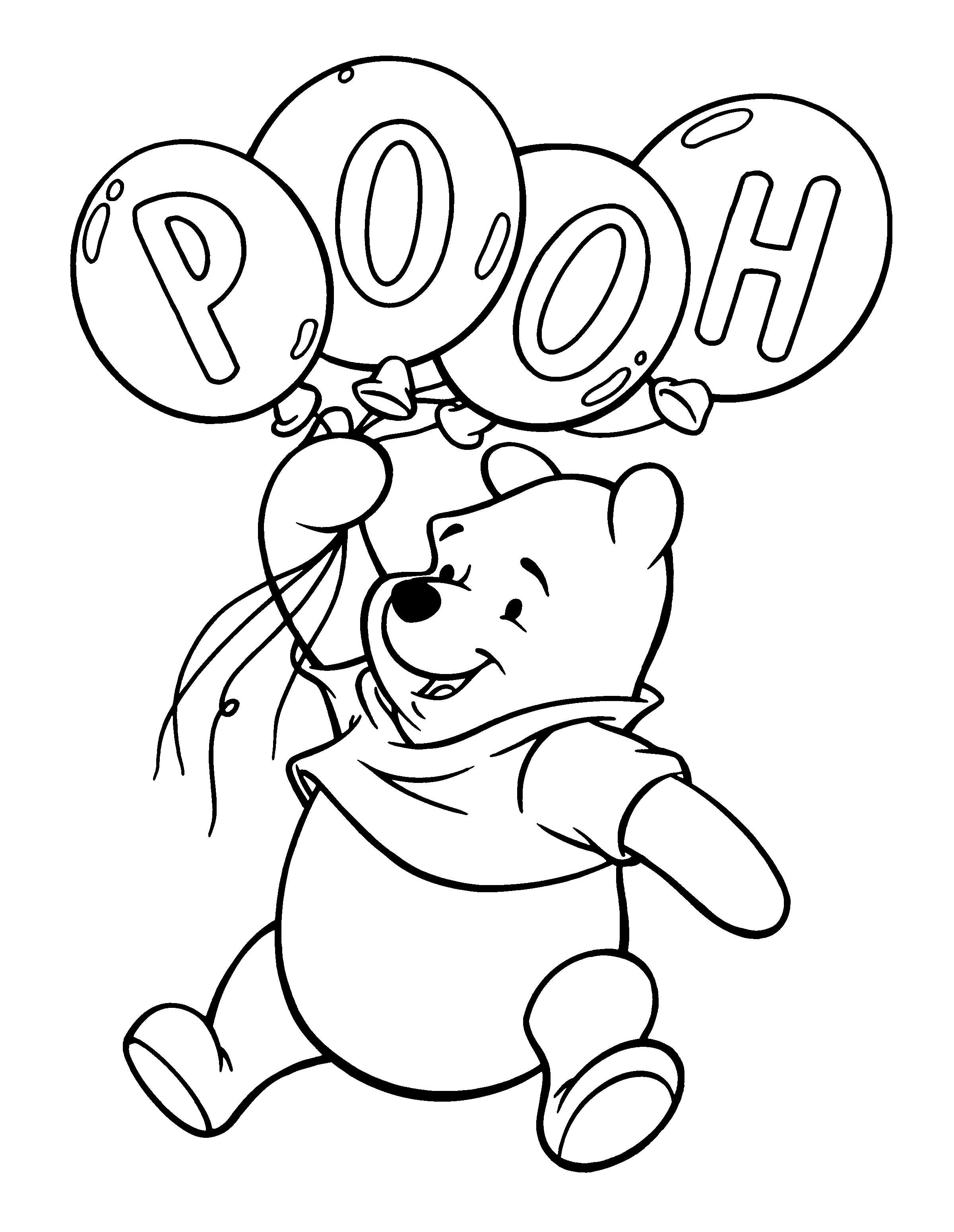 pooh bear coloring pages2