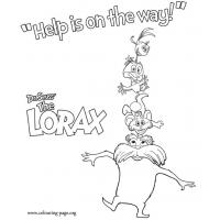 Lorax coloring pages