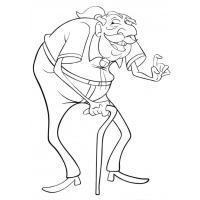 Curious George coloring pages