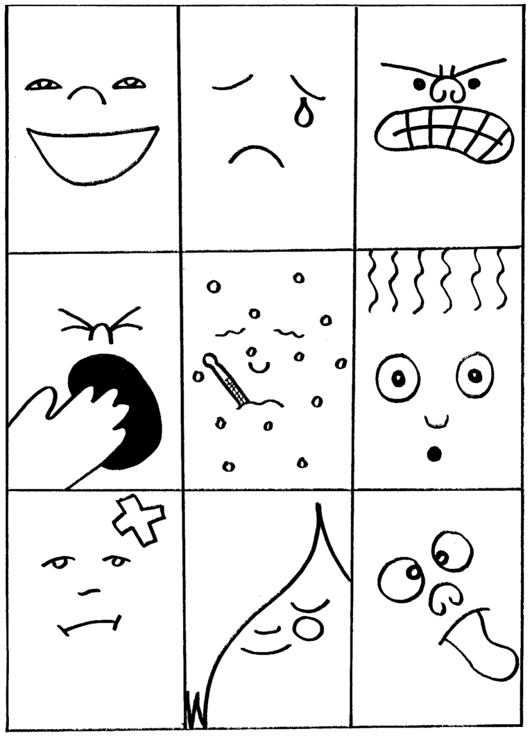Feelings Coloring Pages Emotions Preschoolers